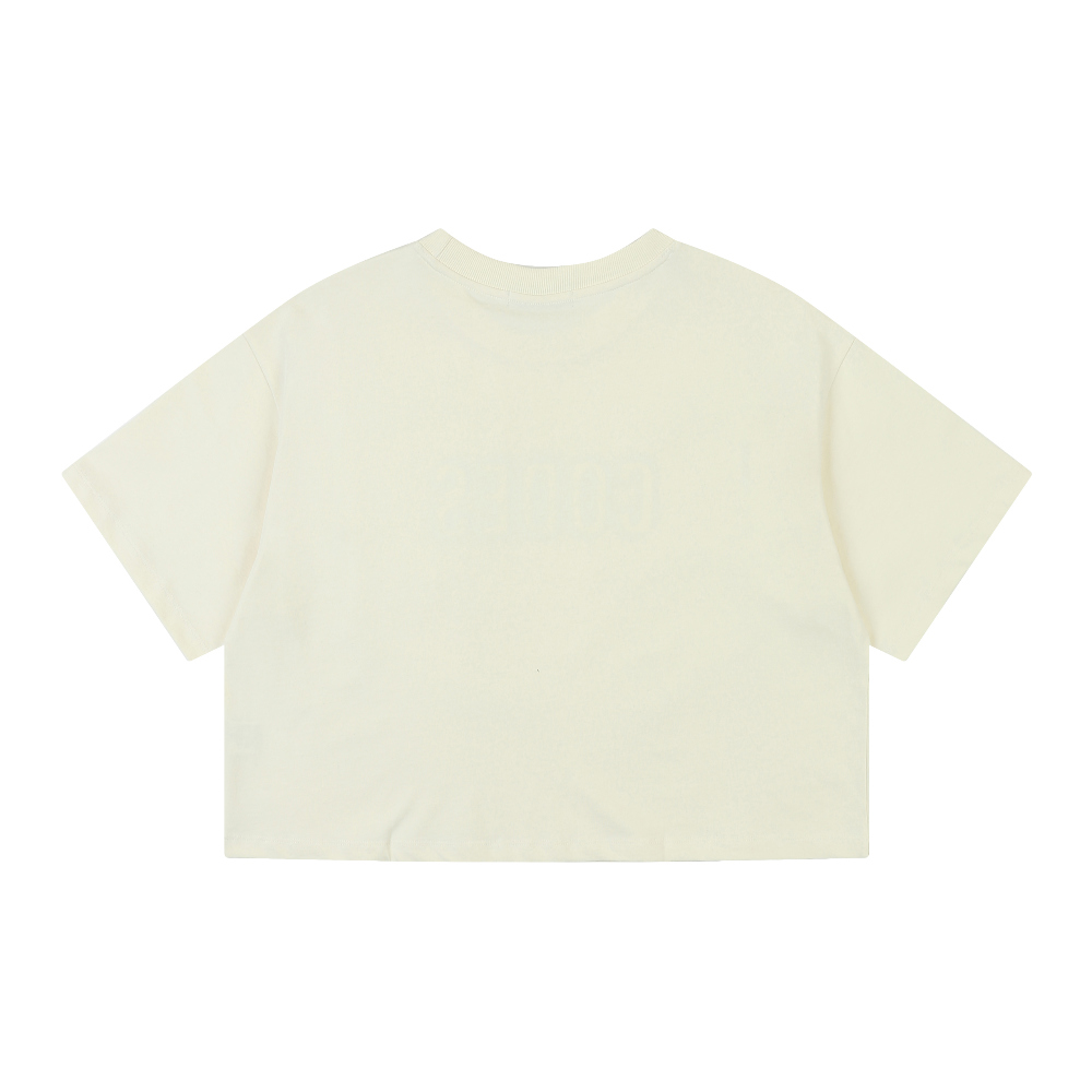 반팔 티셔츠 아이보리 색상 이미지-S1L7